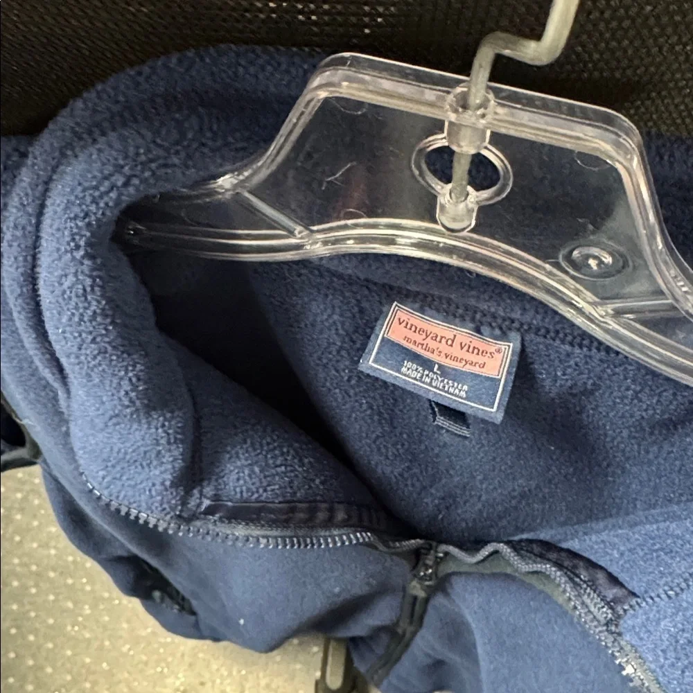 Vineyard vines fleece vest L // 030607